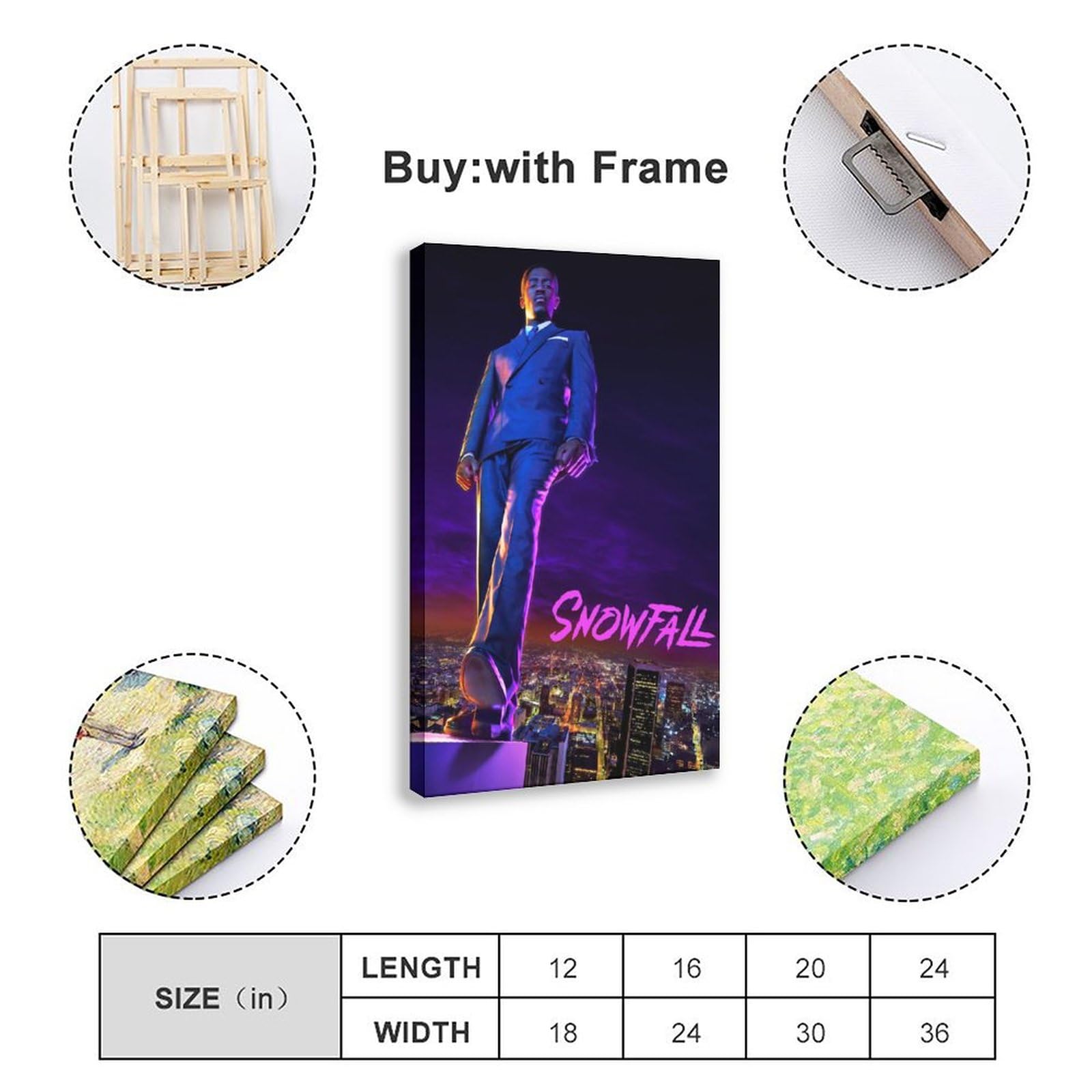 Poster Décoratif Sur Toile - Impression Haute Qualité, 30 X 45 Cm - Pour Salon, Chambre, Bureau - Style Moderne Et Artistique