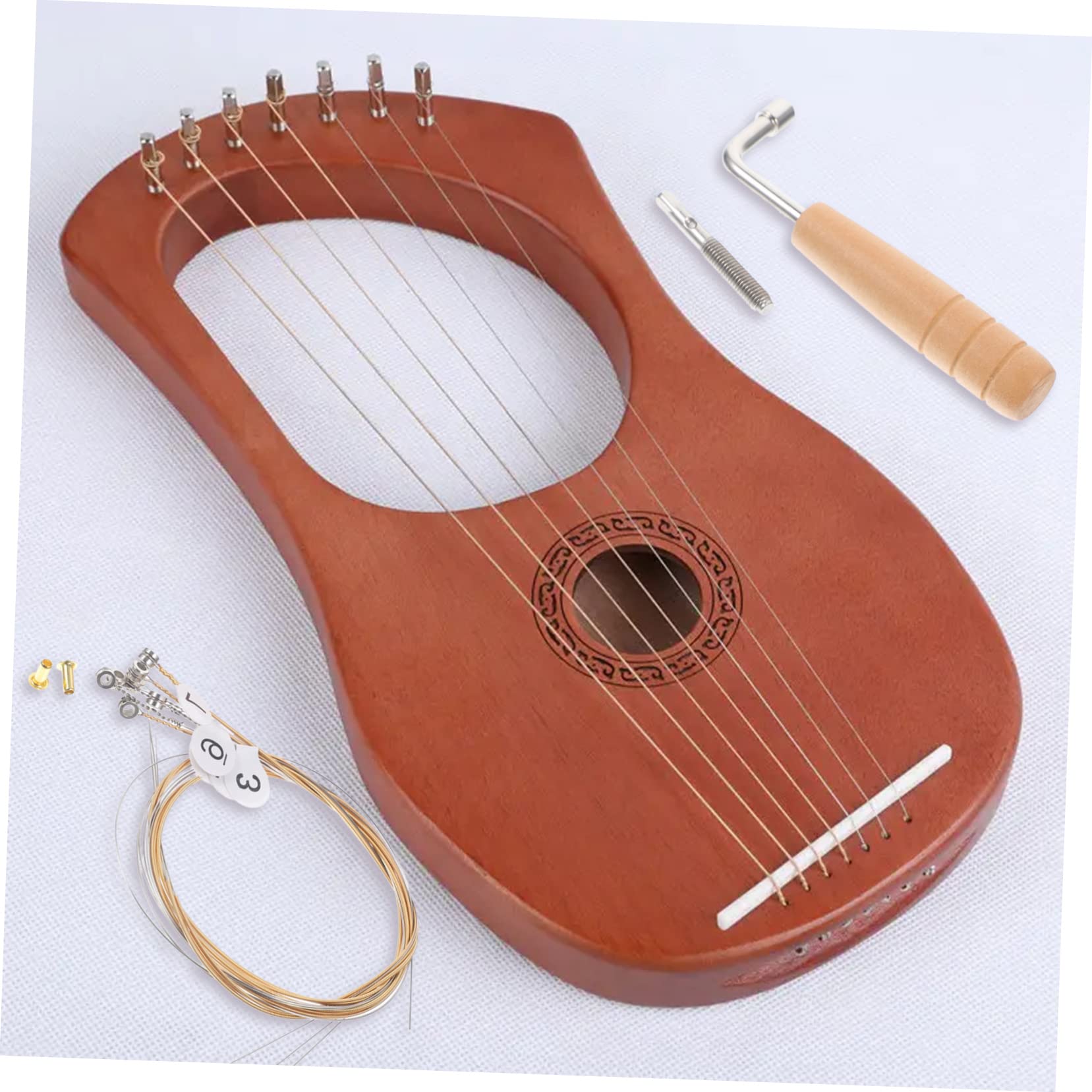 TOYANDONA 3sätze Lyre Harfe Stimmwirbel Und Saiten Ersatzset Teilige Zubehör Für Lyra Langlebig Und Praktisch Kompatibel Mit Gängigen Instrumenten
