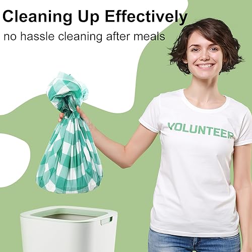 Vista 30 de misaya Paquete de 4 manteles desechables de búfalo, mantel de plástico impermeable de 54 x 108 pulgadas, manteles rectangulares a cuadros caqui