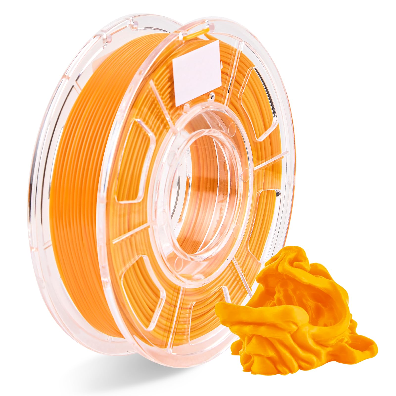 CCTREE 3D Printer SMP Filament (4D Filament) 1.75mm 250g, Shape Memory Polymer Material, Dimensional Accuracy +/-0.03mm, 1.75mm Filament for Bambu Lab X1/P1P/A1, Creality K1C FDM 3D Printers, Yellow