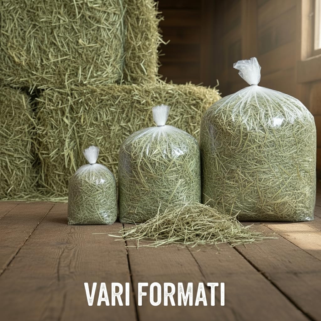 5 kg Foin naturel pour lapins, chinchilla, cochons d'Inde, tortues, chevaux, ovins, caprins | Foin italien de prairie de montagne séché au soleil | Qualité Premium