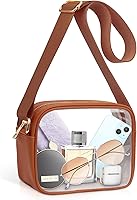 Vista 68 de KETIEE Bolso cruzado transparente, aprobado para estadios, para conciertos, eventos deportivos, festivales