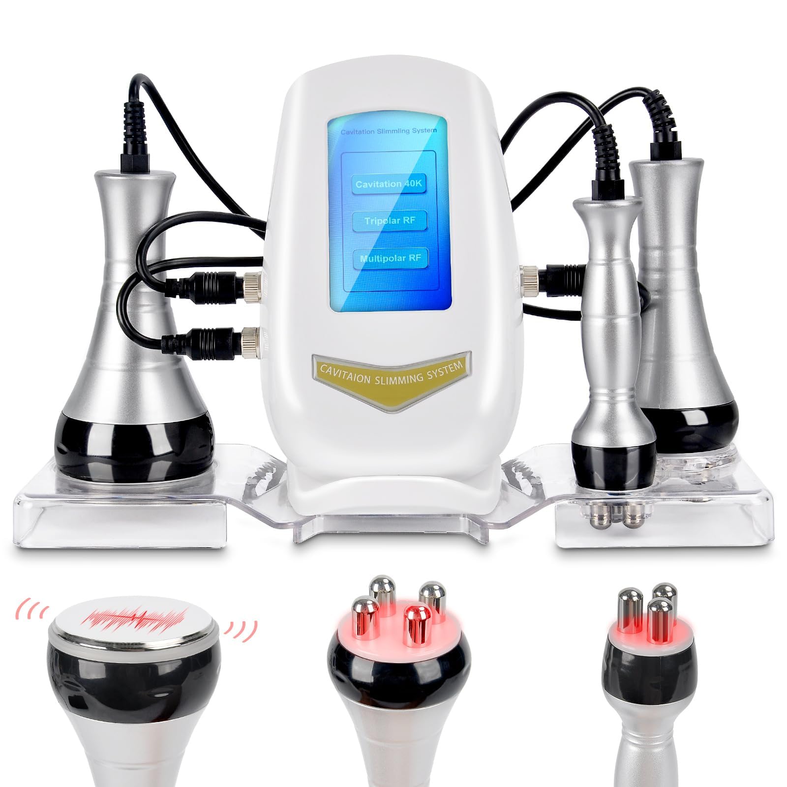 Cozion 40K 3-in-1 RF & Kavitation Massagegerät für Körper und Gesicht