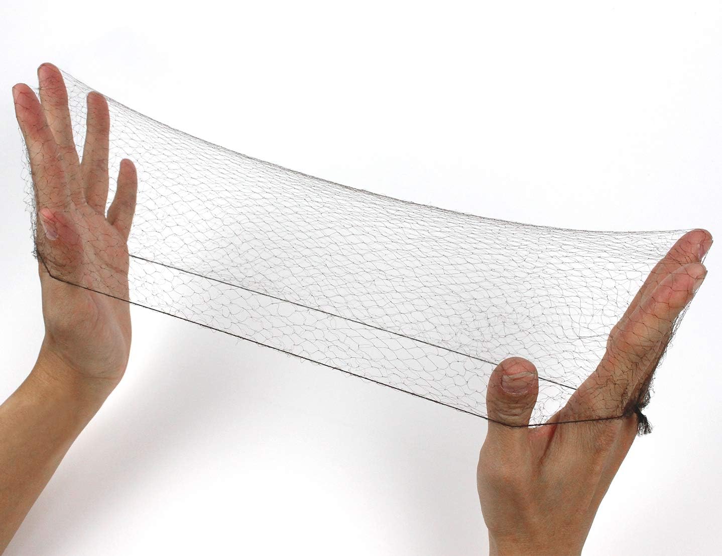 Yes!Fresh 109IR.Lightweight, Regular 22" Size with 1/4" Opening, Nylon Invisible Hairnet (Brown)