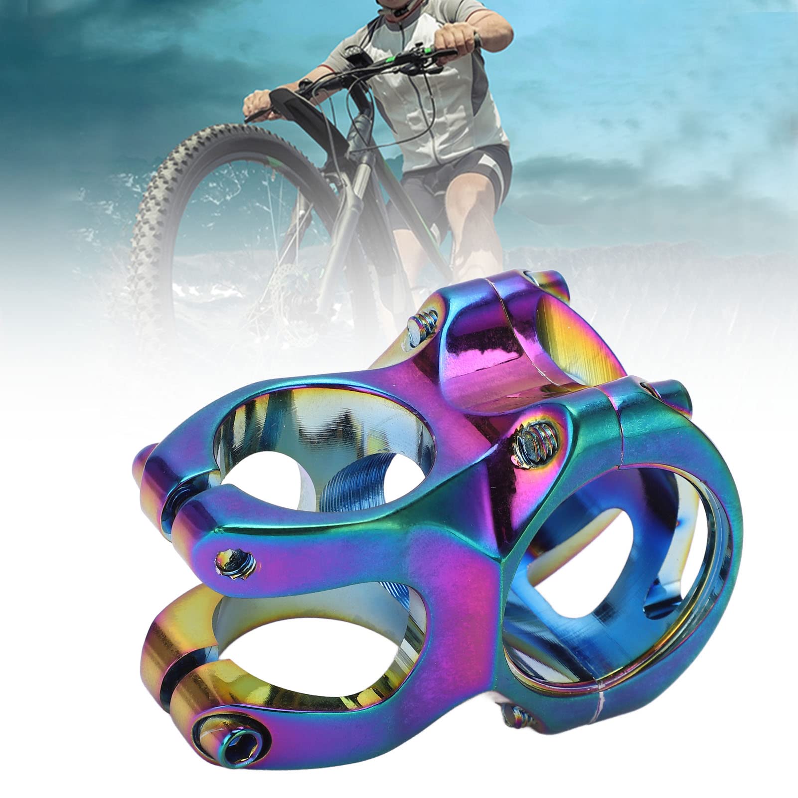 Krótki wspornik rowerowy Mountain Hollow Mostek Spadek prędkości CNC ze stopu aluminium Część wspornika roweru do kierownicy roweru górskiego Średnica 31,8 mm Podnośnik kierownicy