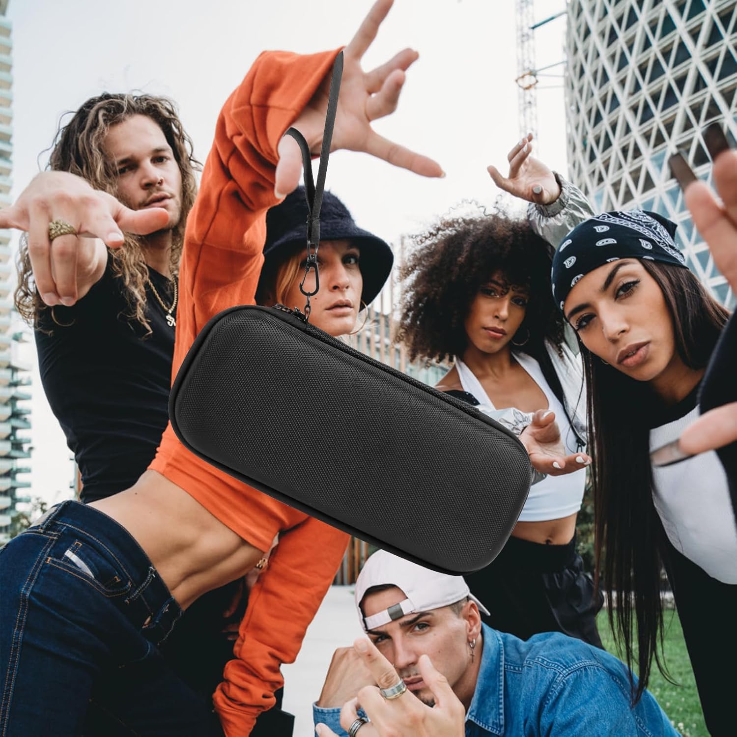 Hard Travel Speaker Case for Bose SoundLink Flex Speaker,For Anker Soundcore Motion 300 Wireless Hi-Res Portable Speaker,Waterproof and Drop-Proof, Box Only (Black)… - Image 6