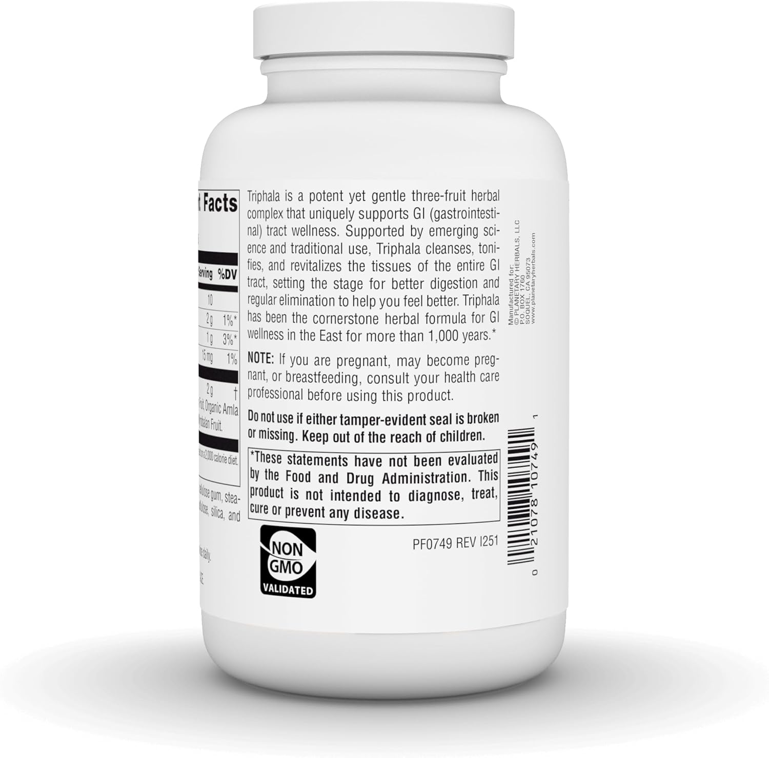 Planetary Herbals Triphala 1000mg - 270 Tablets - Image 4