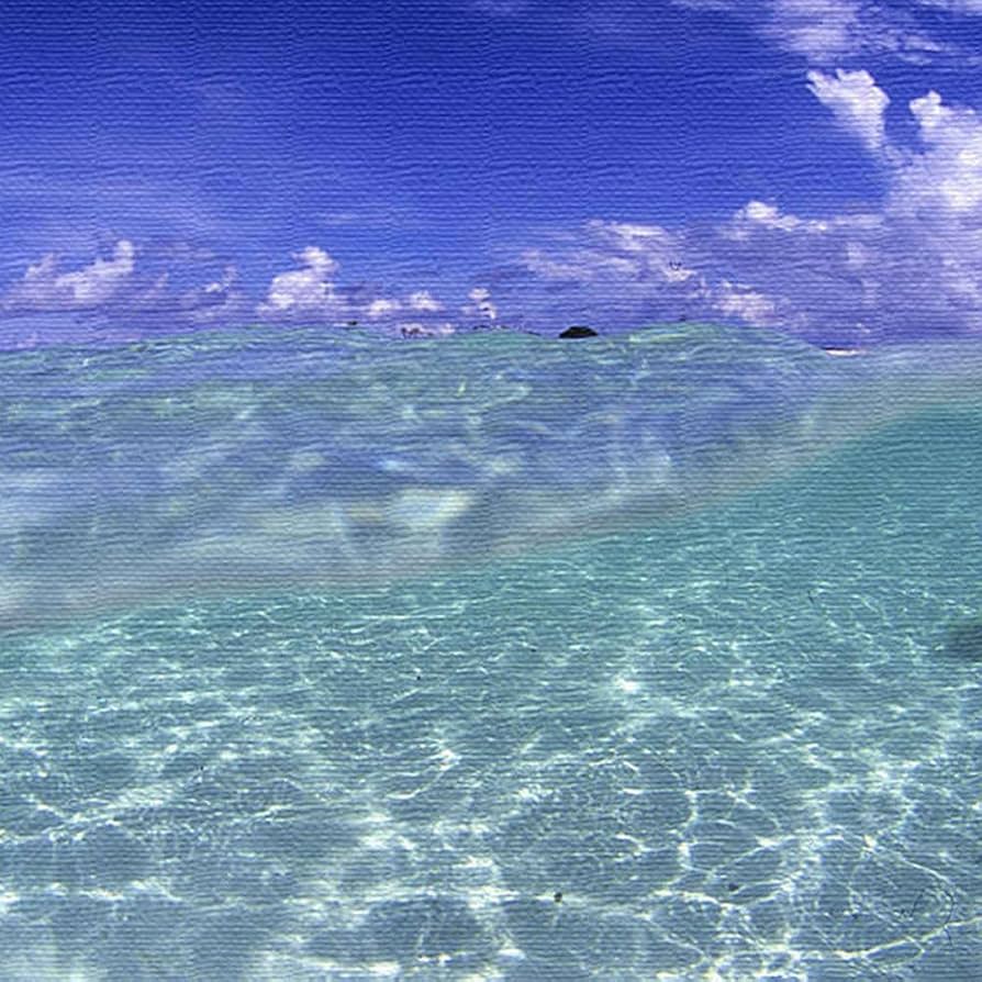 Amazon.co.jp: 海 空 アートパネル 30cm × 30cm 日本製 ポスター