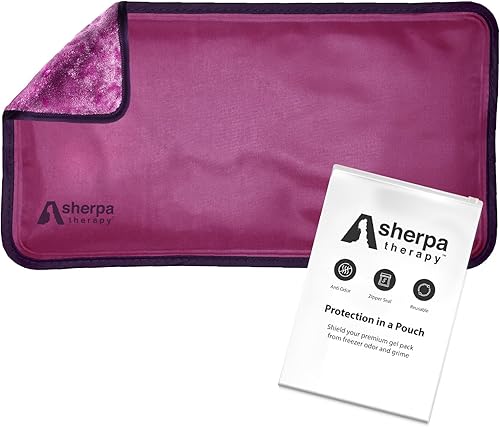 Miniatura 9 de Paquetes de hielo de gel flexibles medianos para lesiones reutilizables – Paquetes suaves de calor y frío para lesiones para tobillo, brazo, pie