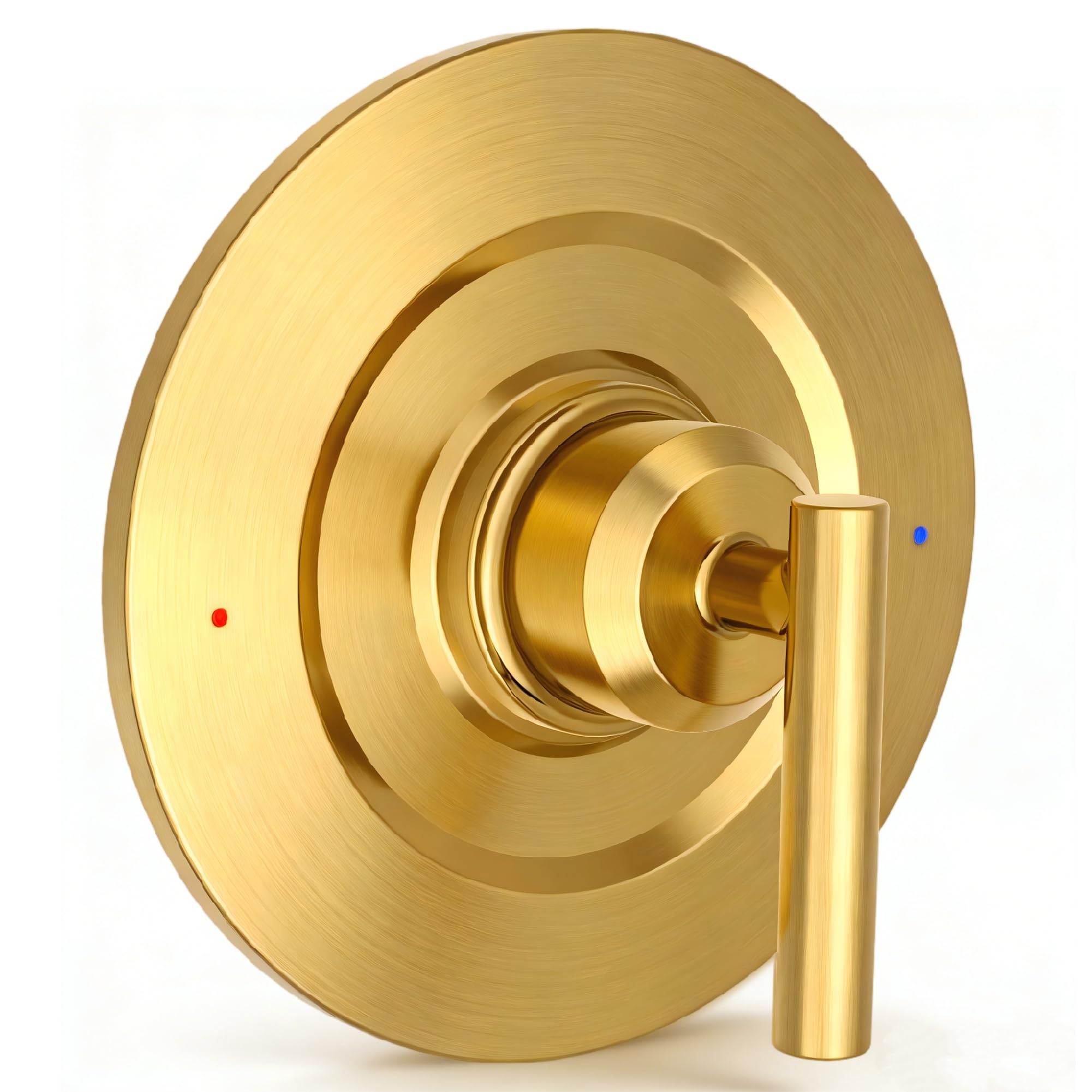 Photo 1 of ***MISSING HANDLE*** Replacement for Moen T2901BG Gibson Valve Trim Kit, Shower Handle Trim Kit in Brushed Gold, Single Handle Lever Shower Faucet Handle, Shower Handles Compatible with Moen 2510 Valve