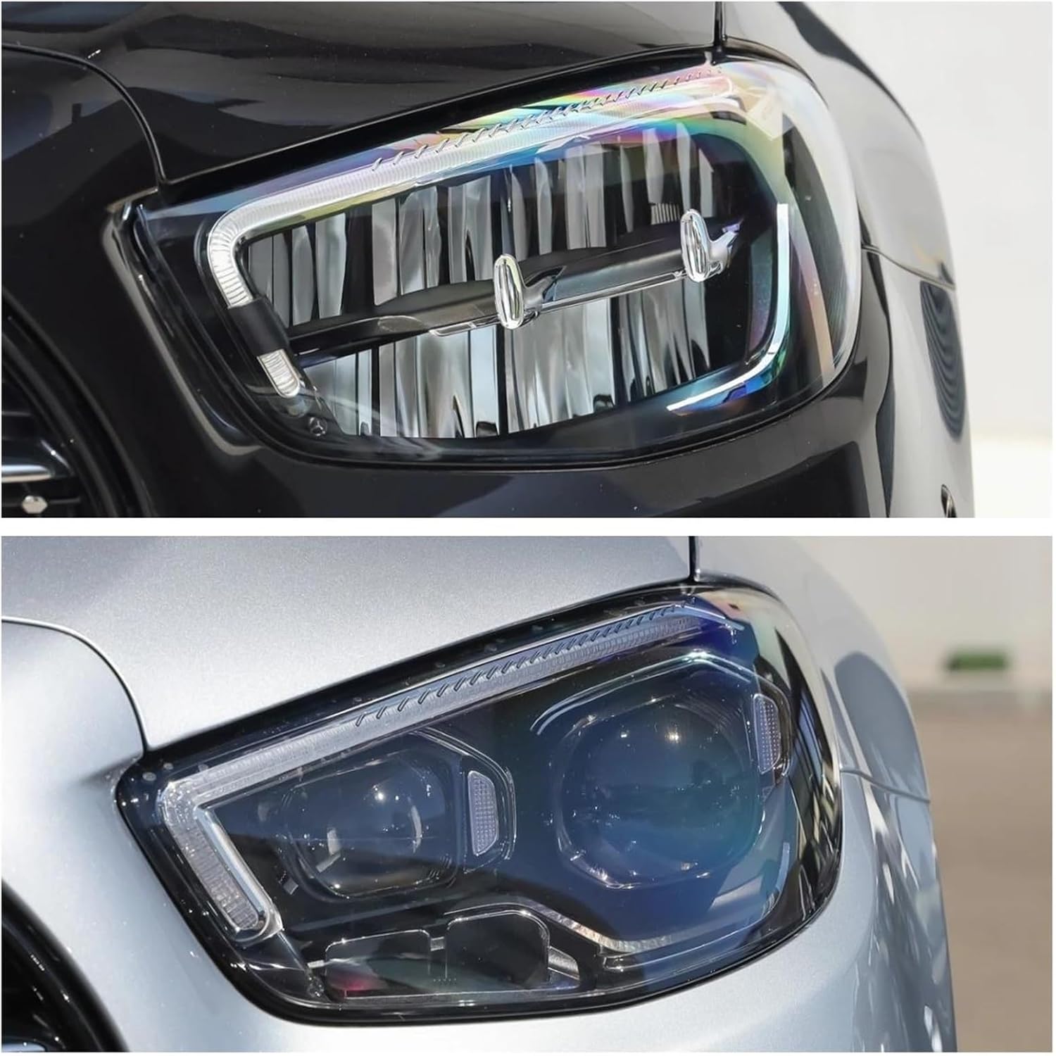 Car Headlight Cover Compatible With Benz E Class W213 2021 2022 2023 Car Accessories Replace Transparent Lights Shell Head(Left)