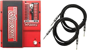 DigiTech Whammy Pedal Re-issue with MIDI Control with Power Supply and 2 Instrument Cable