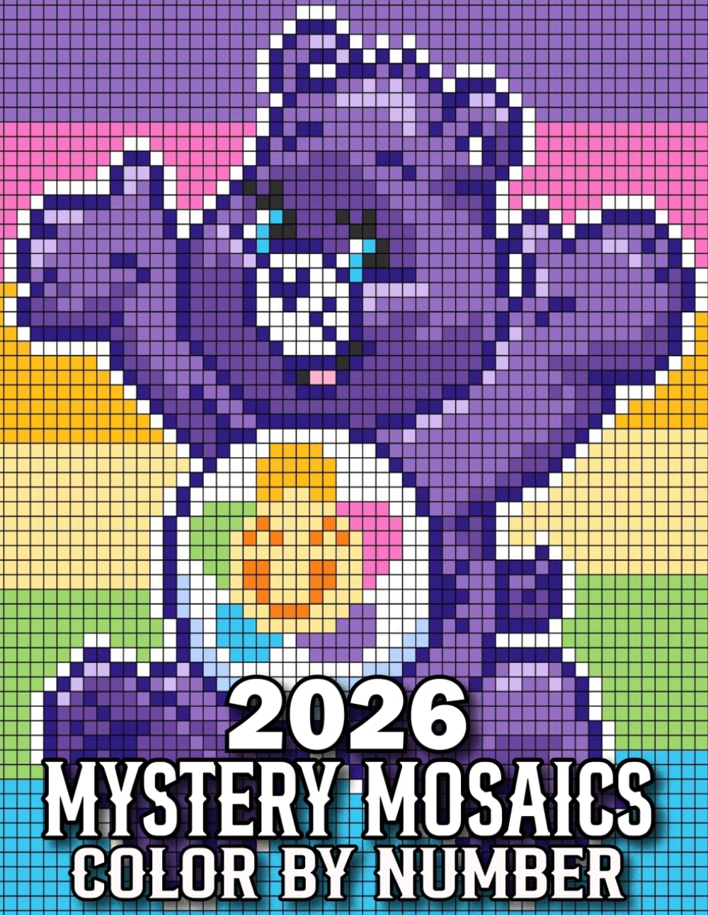 2026 Mystery Mosaics Color By Number: 100 Pages Mystery Mosaics Color by Number Coloring Book for Adults And Senior With Flowers, Butterfly, Birds, Nature, Animal And More
