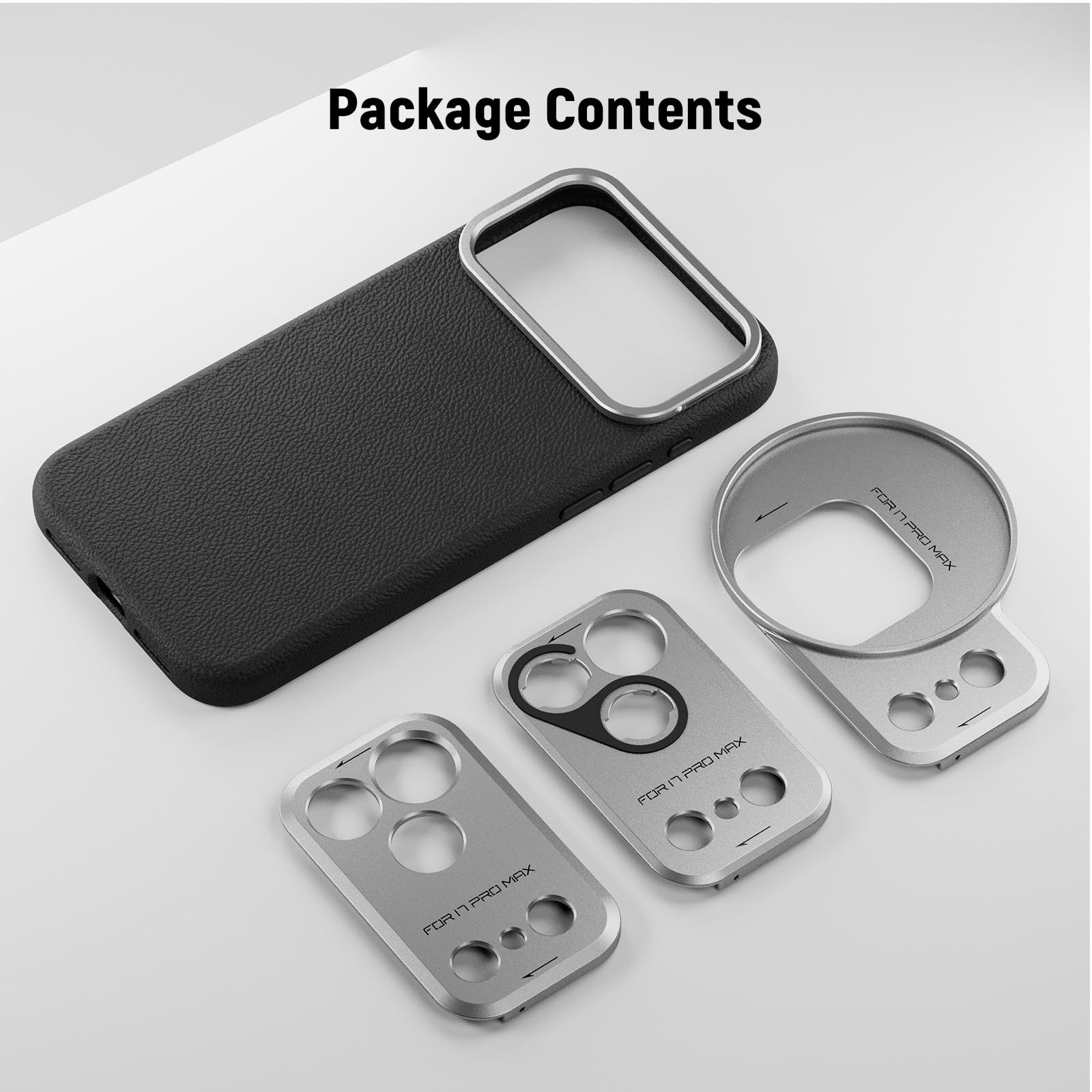 NEEWER Etui do 17 Pro Max, modułowe, wytrzymałe etui na telefon komórkowy z pierścieniem filtrującym 67 mm, obiektywem 17 mm i tylną płytą obiektywu T, kompatybilne z MagSafe iPhone 17 Pro Max, PA134