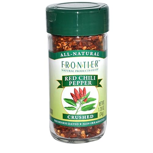 Miniatura 2 de Frontier Chili Peppers Red Crushed 15000 unidades de calor botella de 12 onzas
