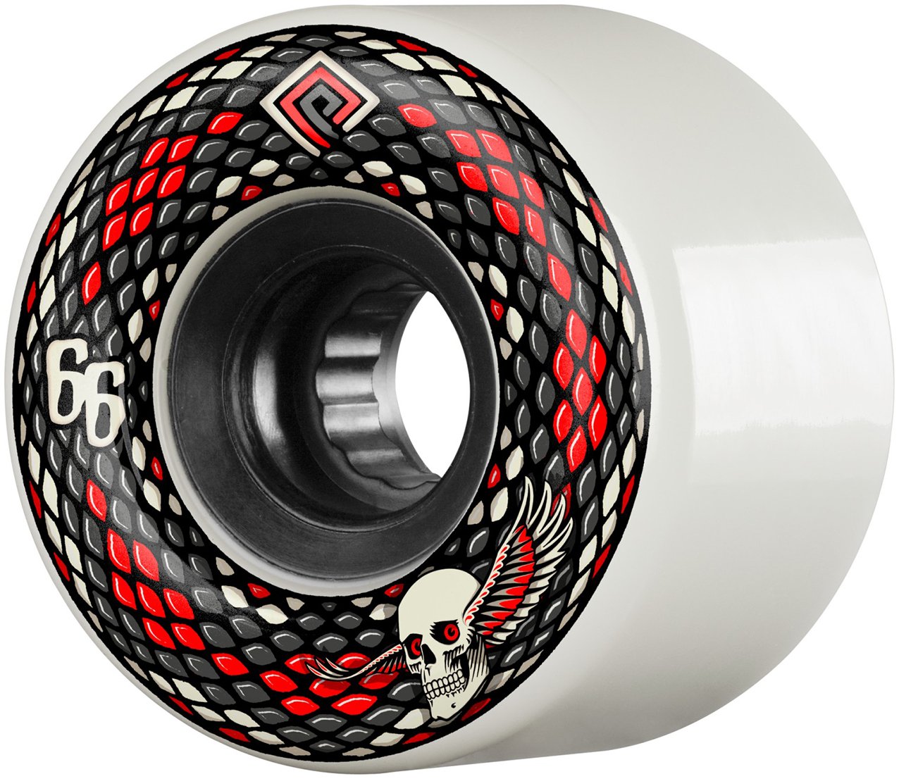 Amazon | Powell Peralta Snakes 66mm 75A ホワイト スケートボード  