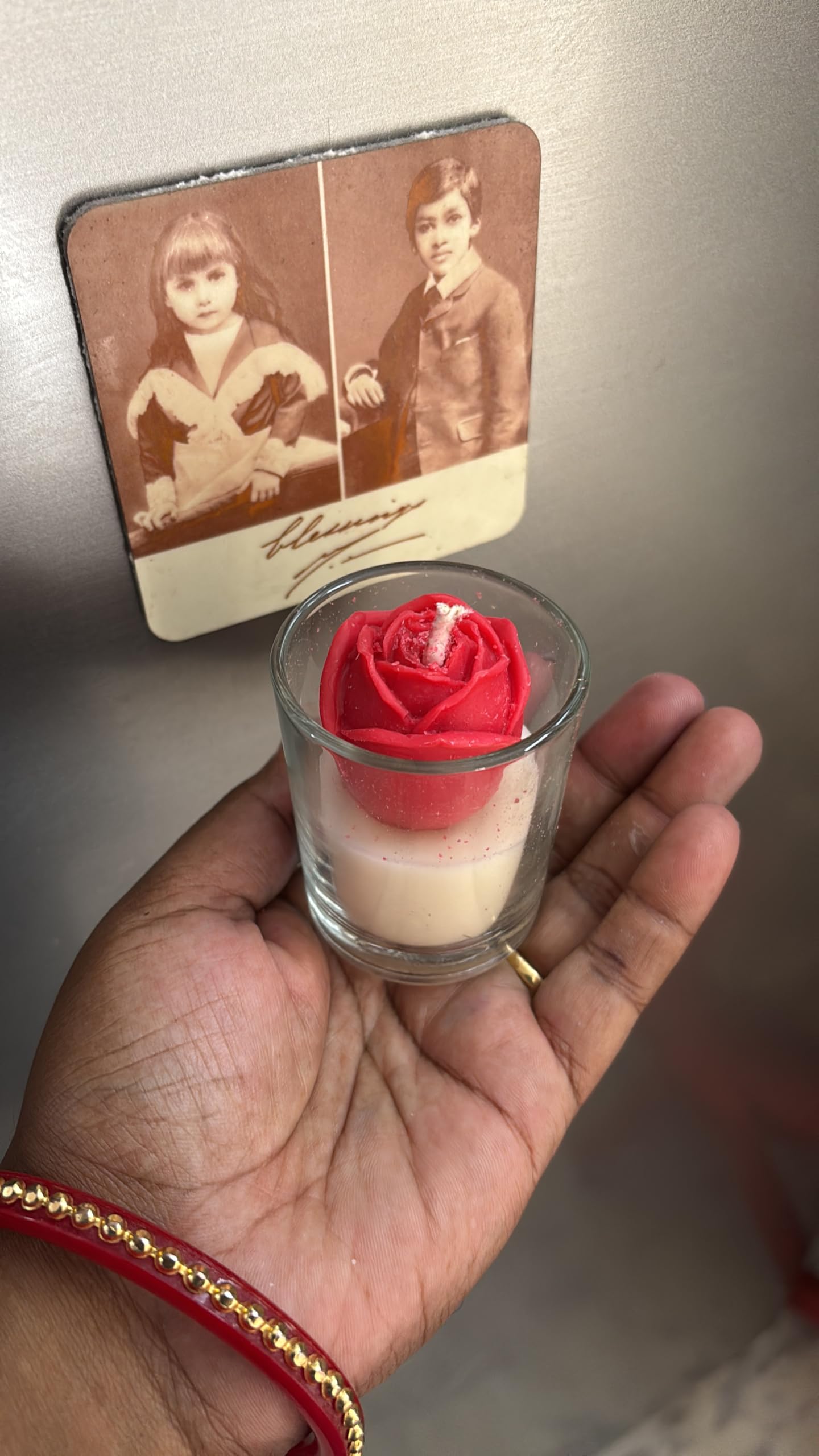 Preserved Rose in Glass Display, Red Rose in Short Glass Dome, Decorative Flower Keepsake-image-29