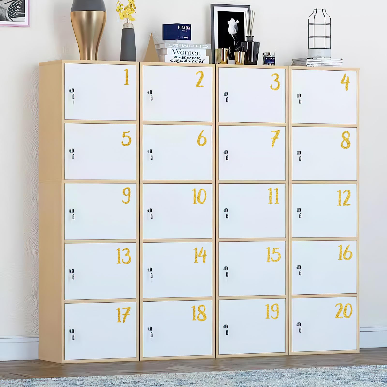 Sticker Calendrier De L'avent, 3 Feuilles Autocollants En Forme De