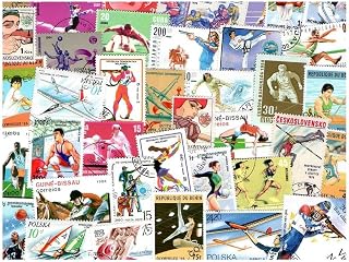 Sports : 300 Different Stamps Collection Mixture Packet Stamps for Collectors