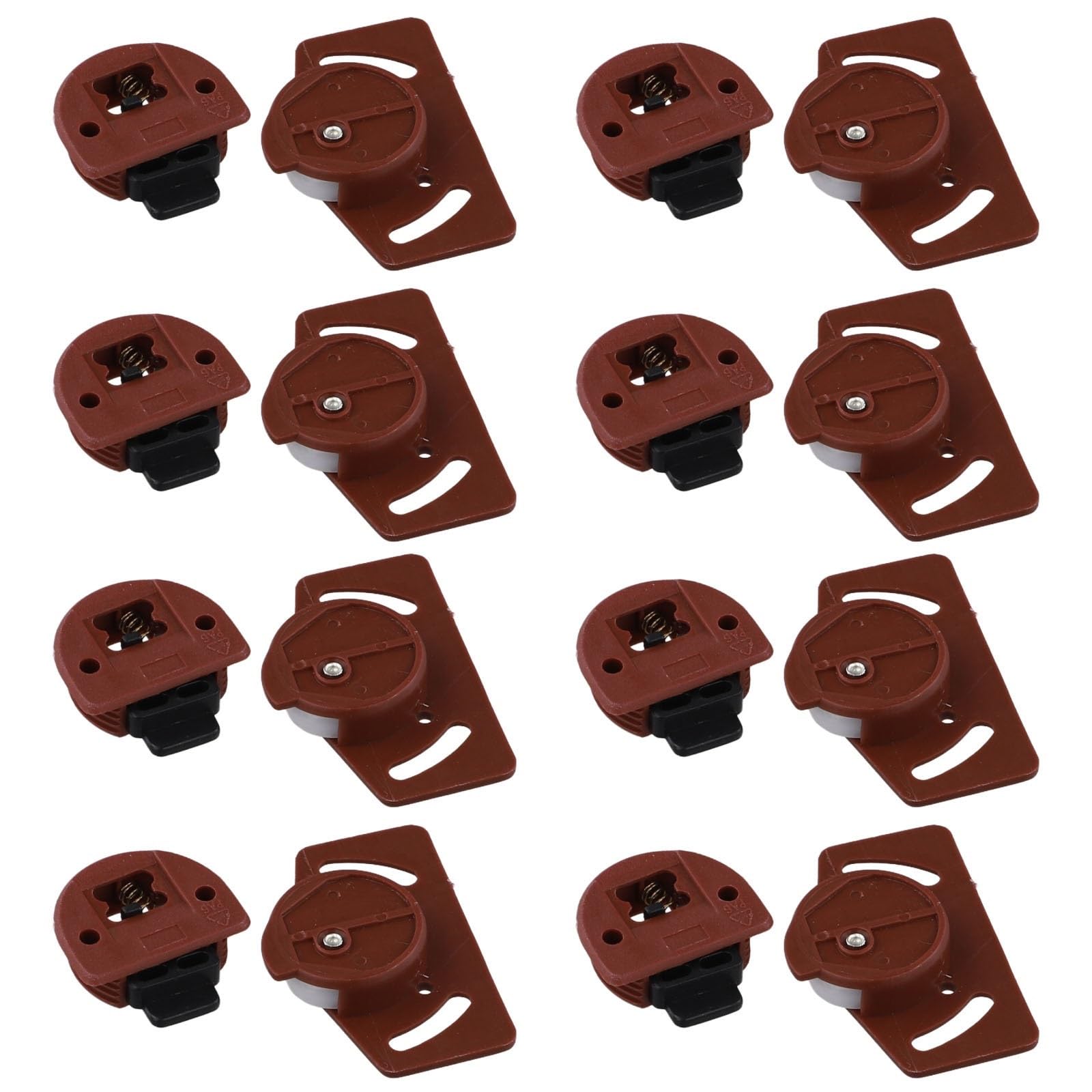 Bdfjeds One Color Sliding Door Rollers 4/8 Pair Wardrobe Sliding Door Pulley Wheel Runner Closet Moving Bottom Roller Furniture Hardware(8 Pair)