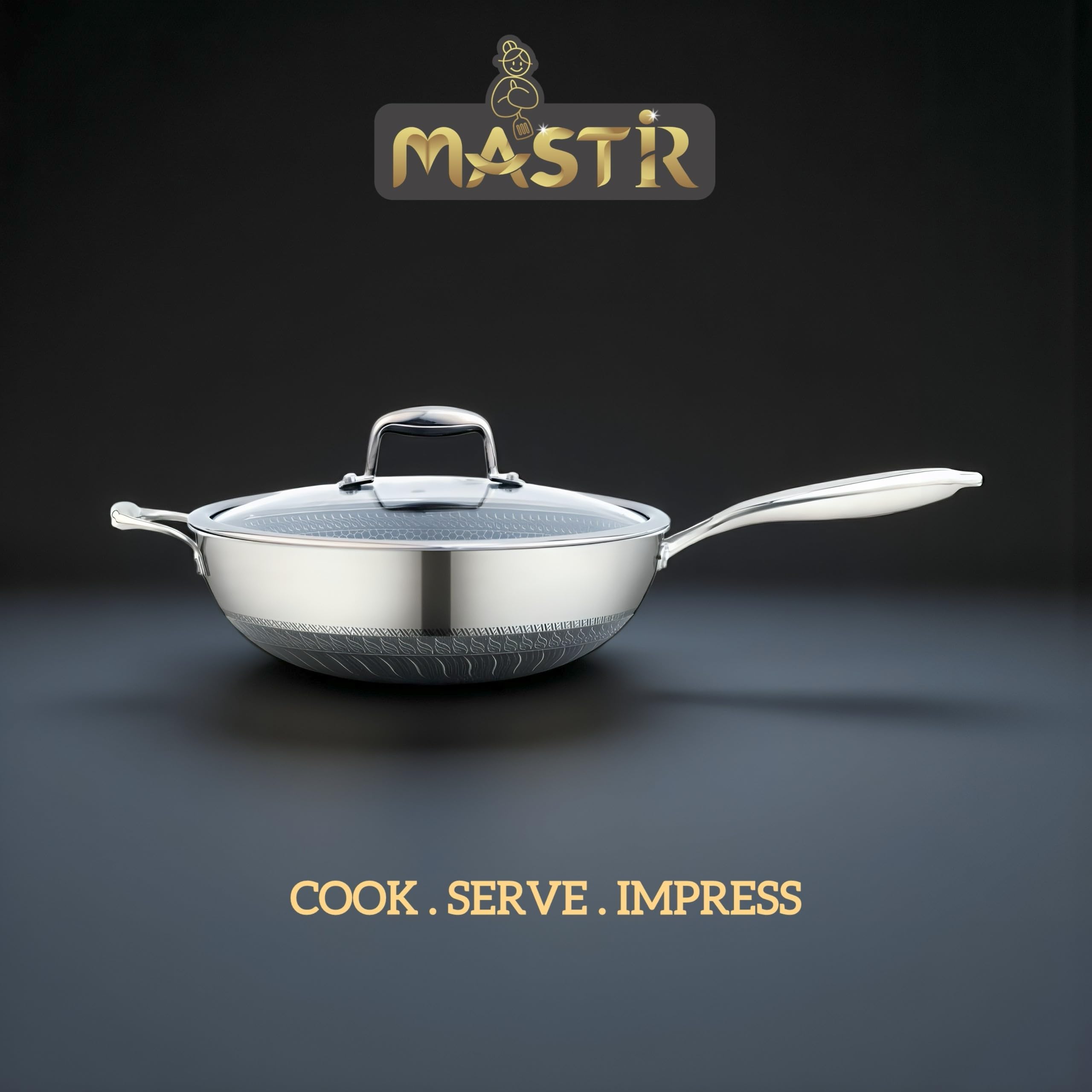 Mastir Kadai Wok - Hybrid Nonstick Stir Fry Pan -2