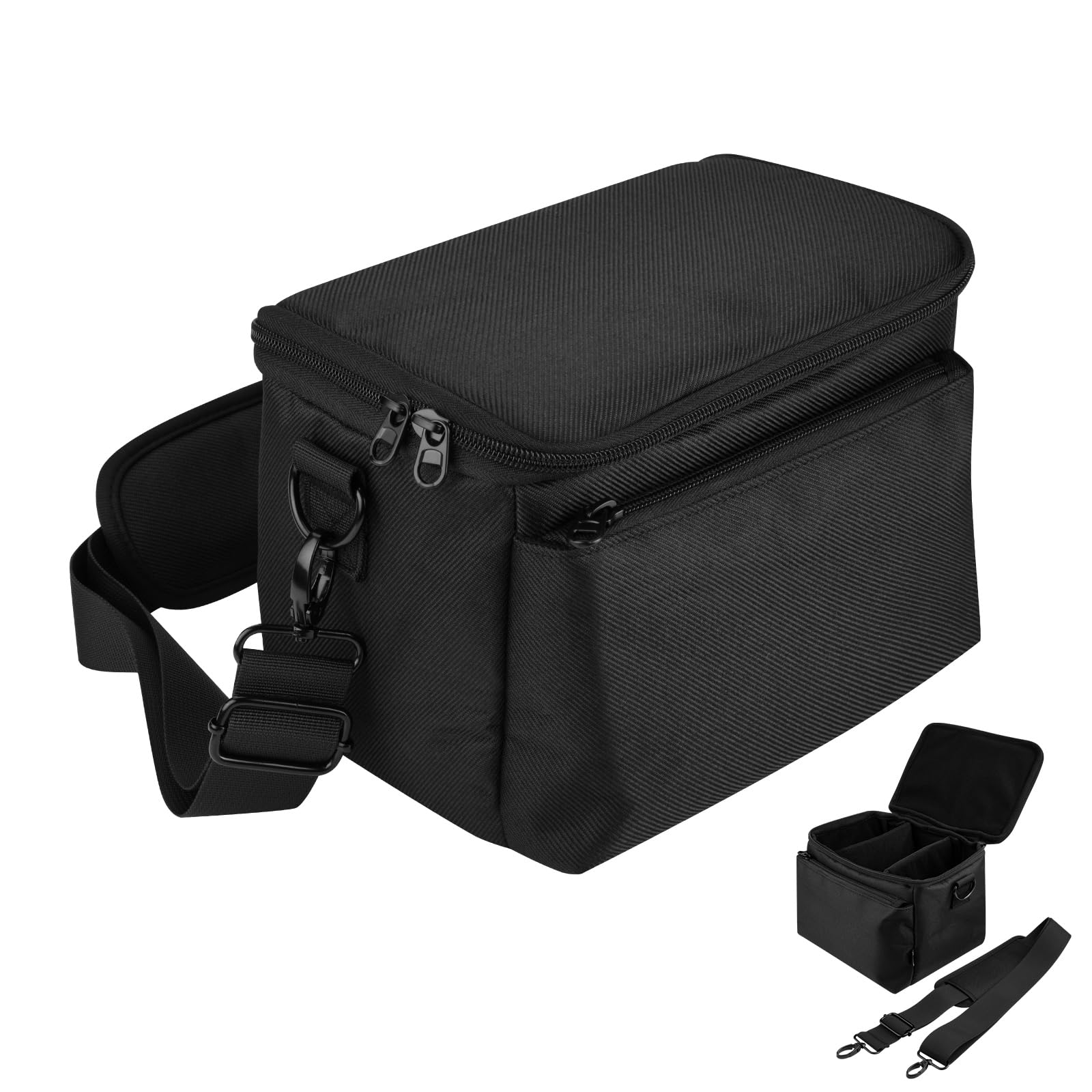 CaSZLUTION Travel Storage Case for Canon EOS Rebel T7 DSLR Camera with 18-55mm Lens, Universal DSLR Camera Case SLR Camera Bag Compatible for Nikon, Canon, Pentax, Sony and ect (Case Only)