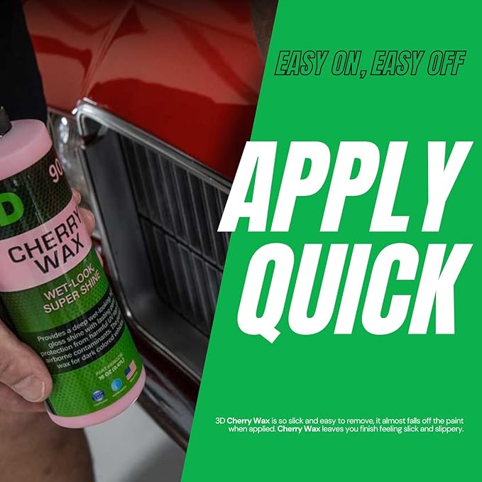 3D Cherry Wax – Cera Líquida Carnauba 16 oz miniatura 4