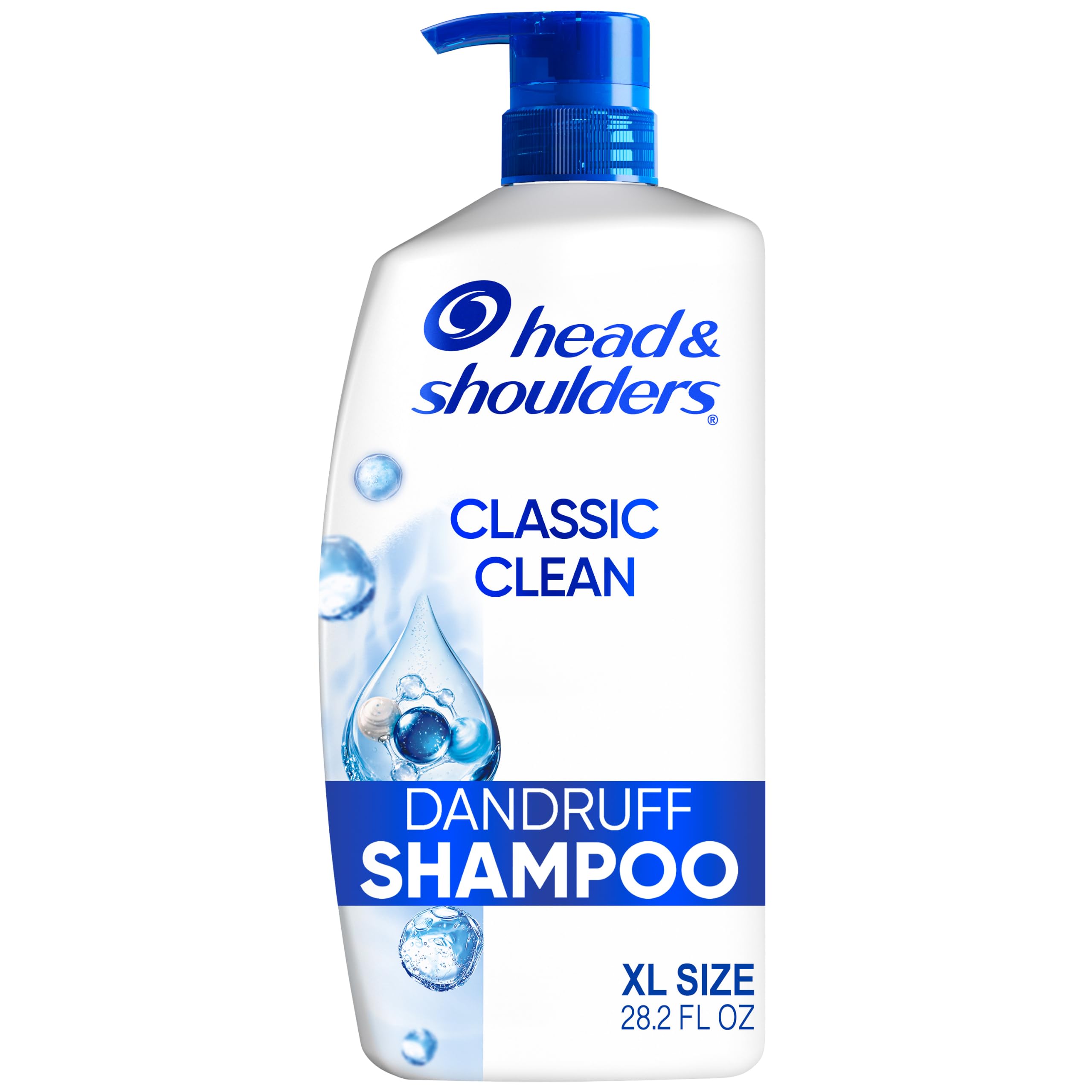 Classic Clean Anti-Dandruff Shampoo by Head & Shoulders – 28.2 Fl Oz (Pack of 1), White