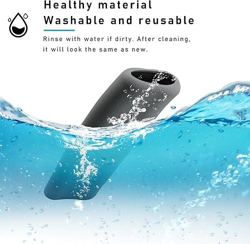 Miniatura 6 de Ziciner Funda para freno de mano para automóvil, protector de palanca de cambios de freno de mano elástico antideslizante de silicona, cómoda