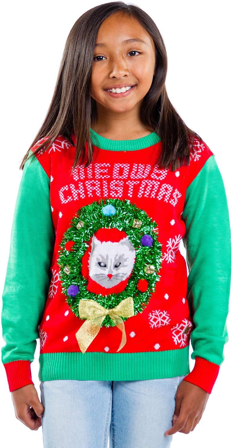 Tipsy ElvesChristmas Sweaters for Children - Cute and Tacky Boys and Girls Kid's Holiday Pullovers