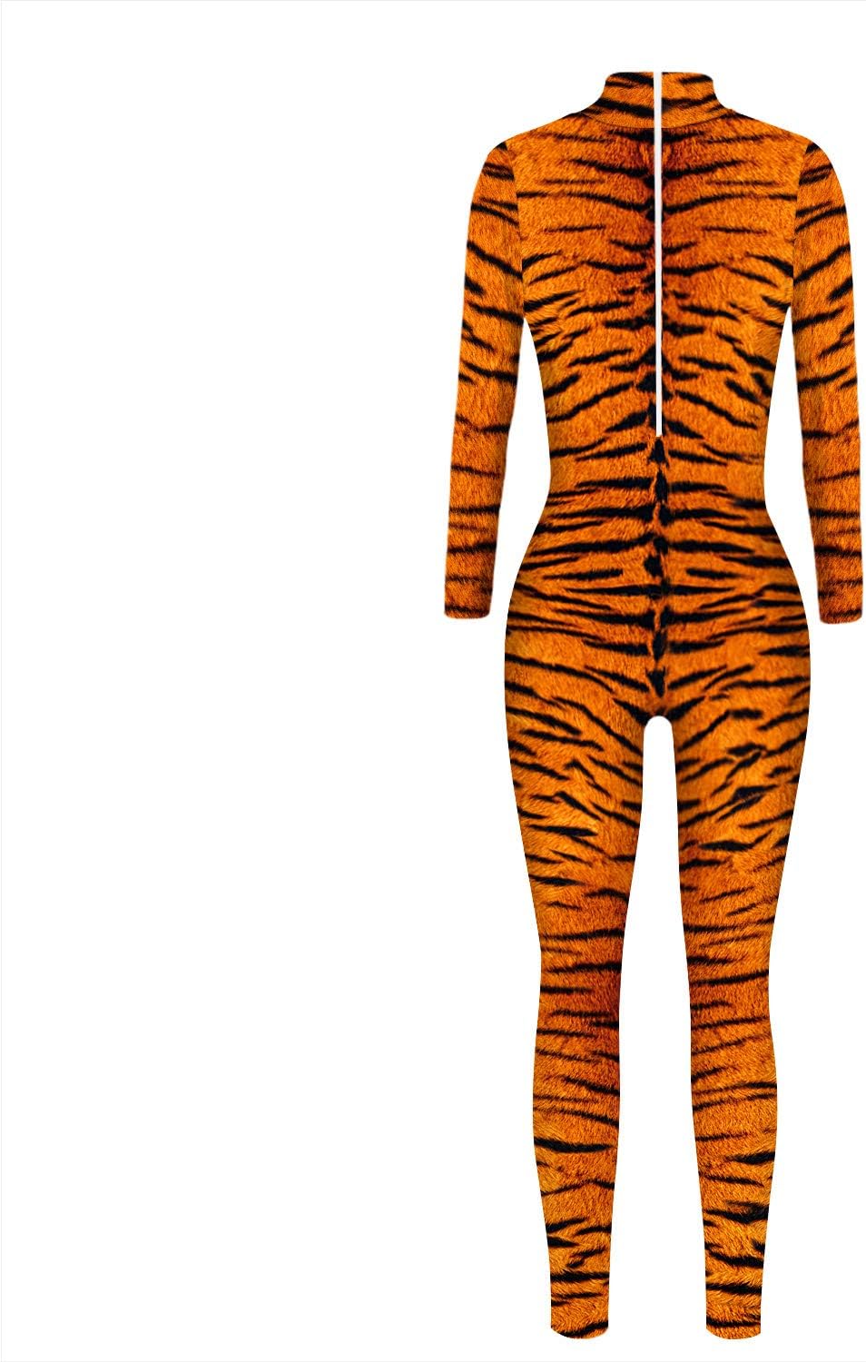 JJEUWE Women's Halloween Costume Cosplay Bodysuit 3D Skinny Stretch Costume