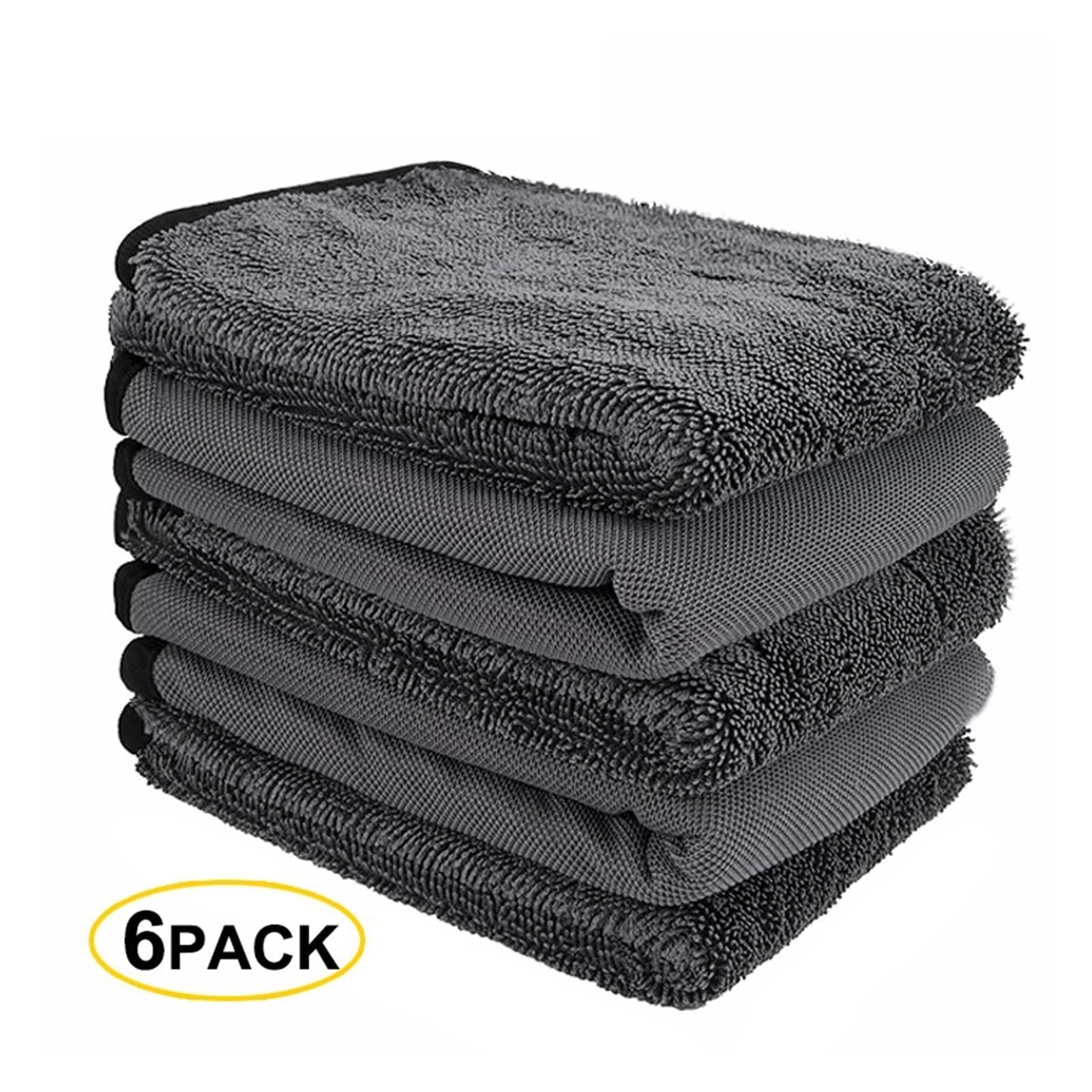 Wshao Store Toallas de Microfibra Toalla de Lavado de automóviles Microfibra 60 0gsm Auto Auto Soft Soft Car Care Car Paño de Secado (Color : 60x90cm 3pcs)