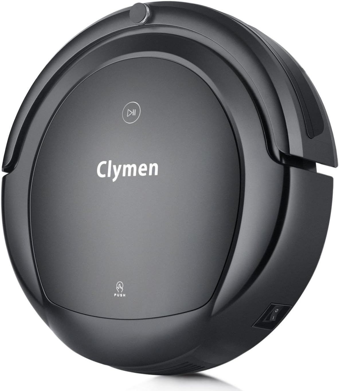 Q9 Robot Vacuum Cleaner Alexa & App Connect, Wi-Fi, Free Accessories，Self-Charging Robotic Vacuum Cleaner for Pets, Cleans Hard Floor & Thin Carpet, Power Suction, Black