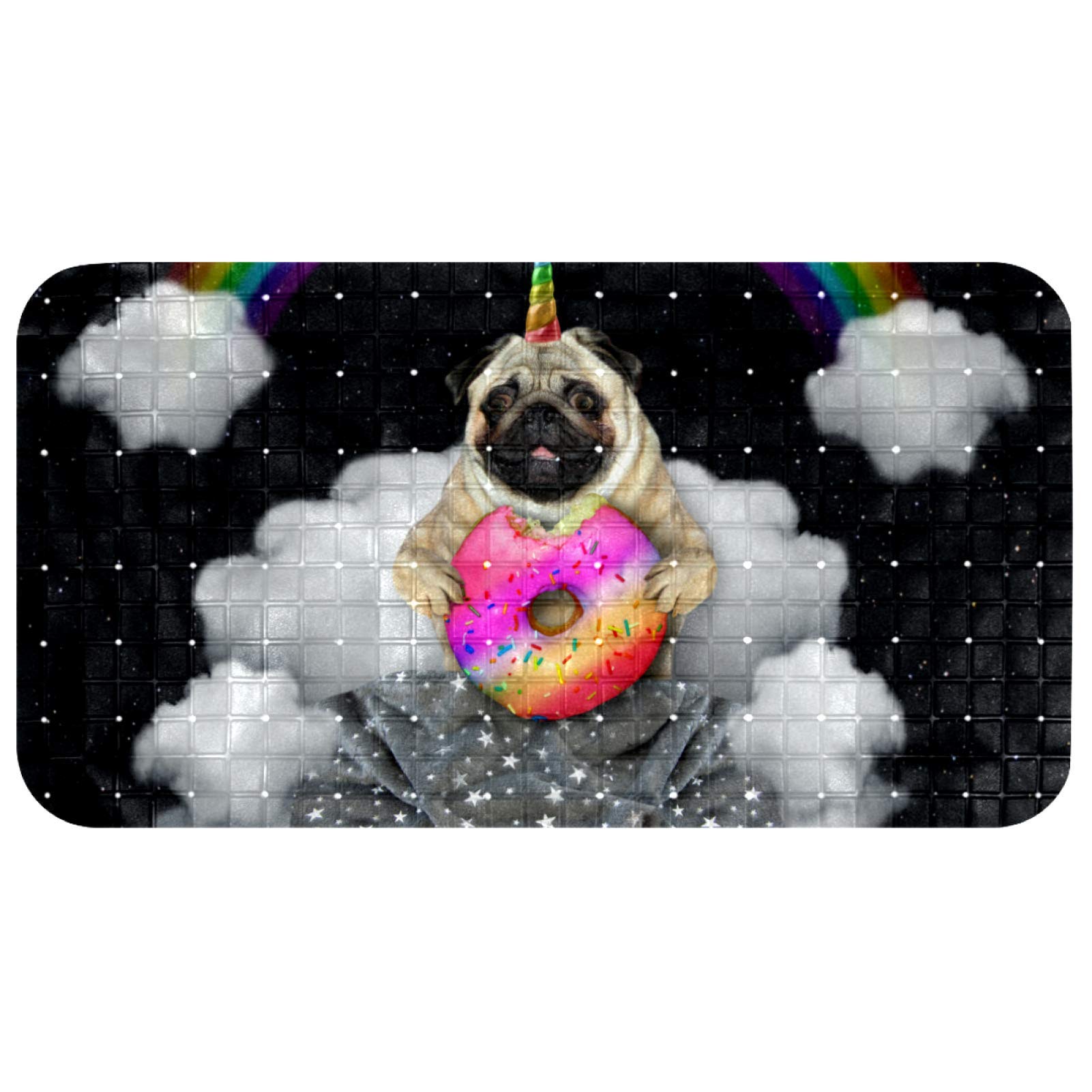 Tapis de bain pour enfants licorne pour sécuriser la baignoire