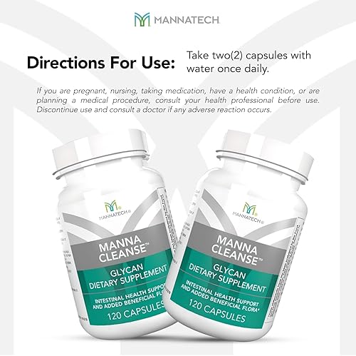 Miniatura 6 de Mannatech Enzimas digestivas y probióticos - Alimentado por ambrotosa derivada de la planta de aloe vera - Limpiador digestivo y de colon ayuda a
