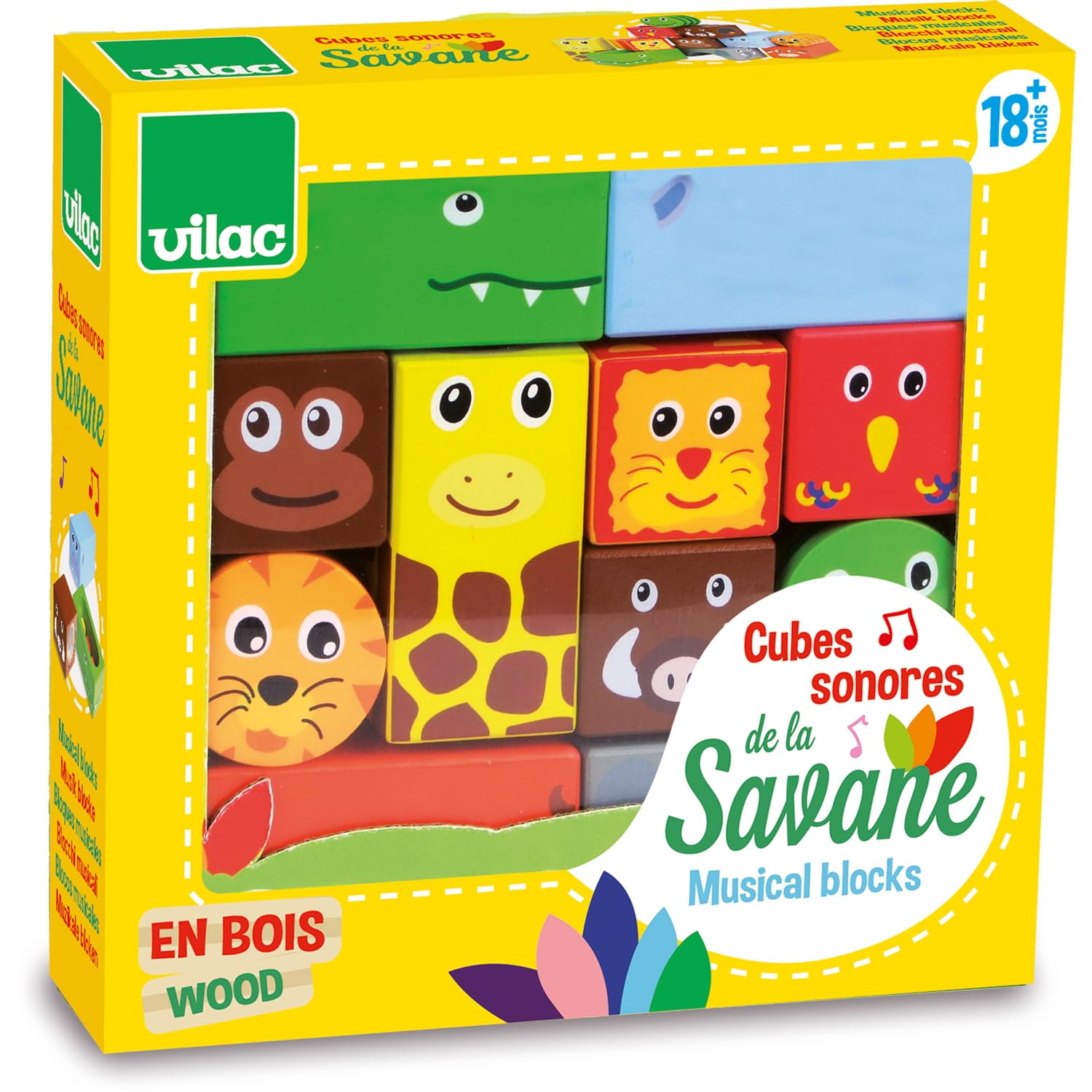 Montessori Puzzle a Incastro Forme e Animali di small foot