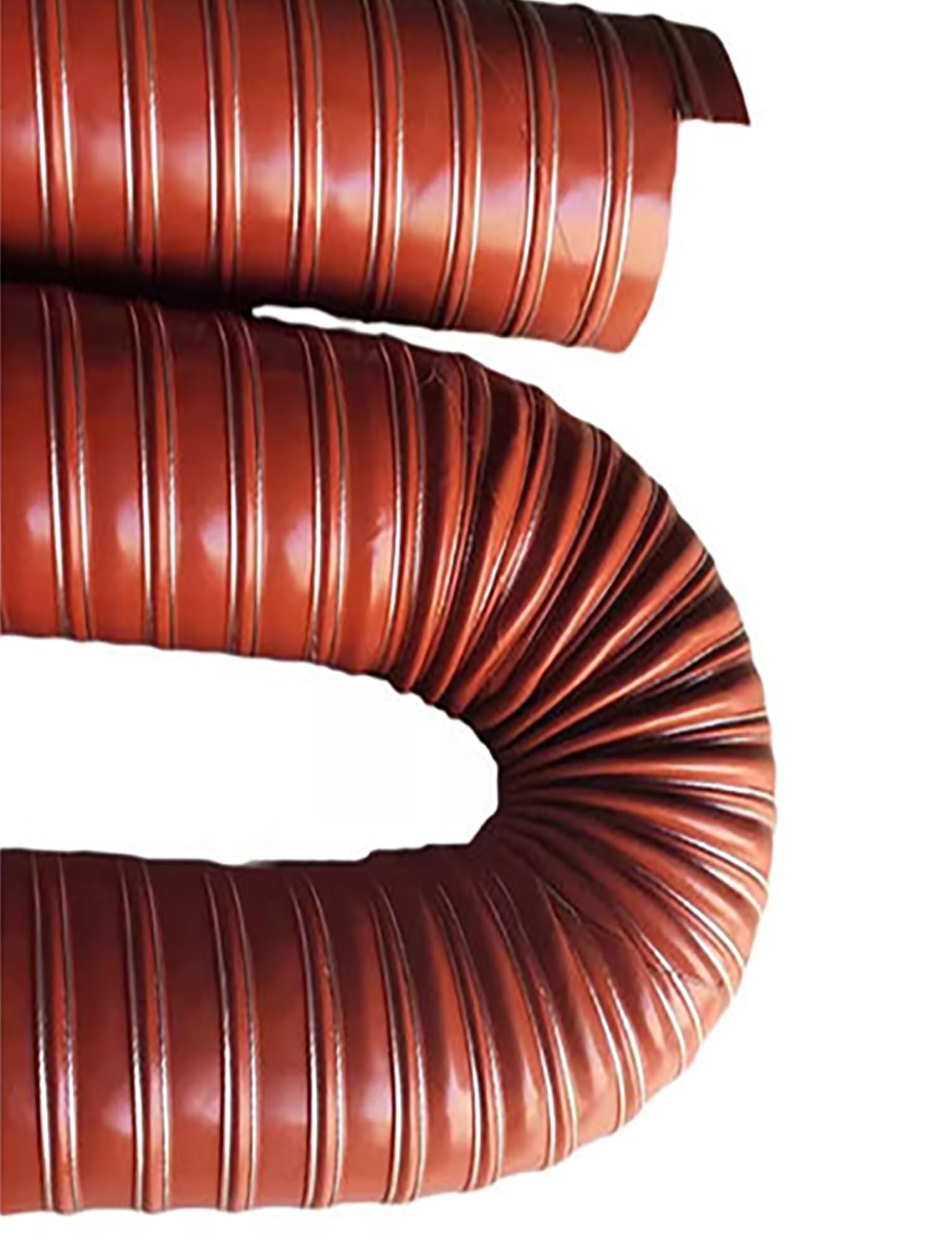 Tubo flessibile ad alta temperatura per applicazioni di scarico e raffreddamento, leggero, ideale per officine HVAC e uso industriale