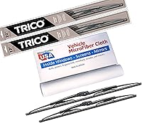 Vista 32 de WiperBladesUSA Juego de limpiaparabrisas compatible con Toyota Corolla 2013 (juego de 2) limpiaparabrisas