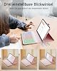 For Xiaomi Pad 7 / 7 Pro (2024) Xiaomi Pad 8 / 8 Pro (2025) 11.2 Inch Case with Wireless Bluetooth Illuminated Coloured German Keyboard (QWERTZ) and Mouse Magnetic Removable Backlit Keyboard Case