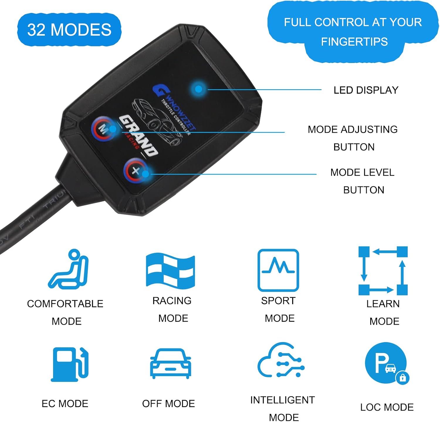 Pedal Throttle Response Controller Chip Tuning for Toyota Lexus,Smart Electronic Racing Pedal Accelerator(BW-221)