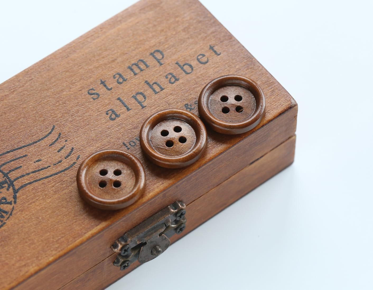 100PCS 7/8 Inch (23mm) Brown Color Wooden Buttons DIY Crafts Button Sewing Project thumbnail