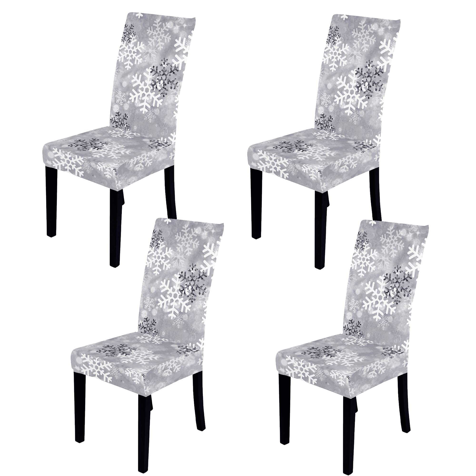 Red Christmas Chair Covers Set of 2 - Vintage Style -17
