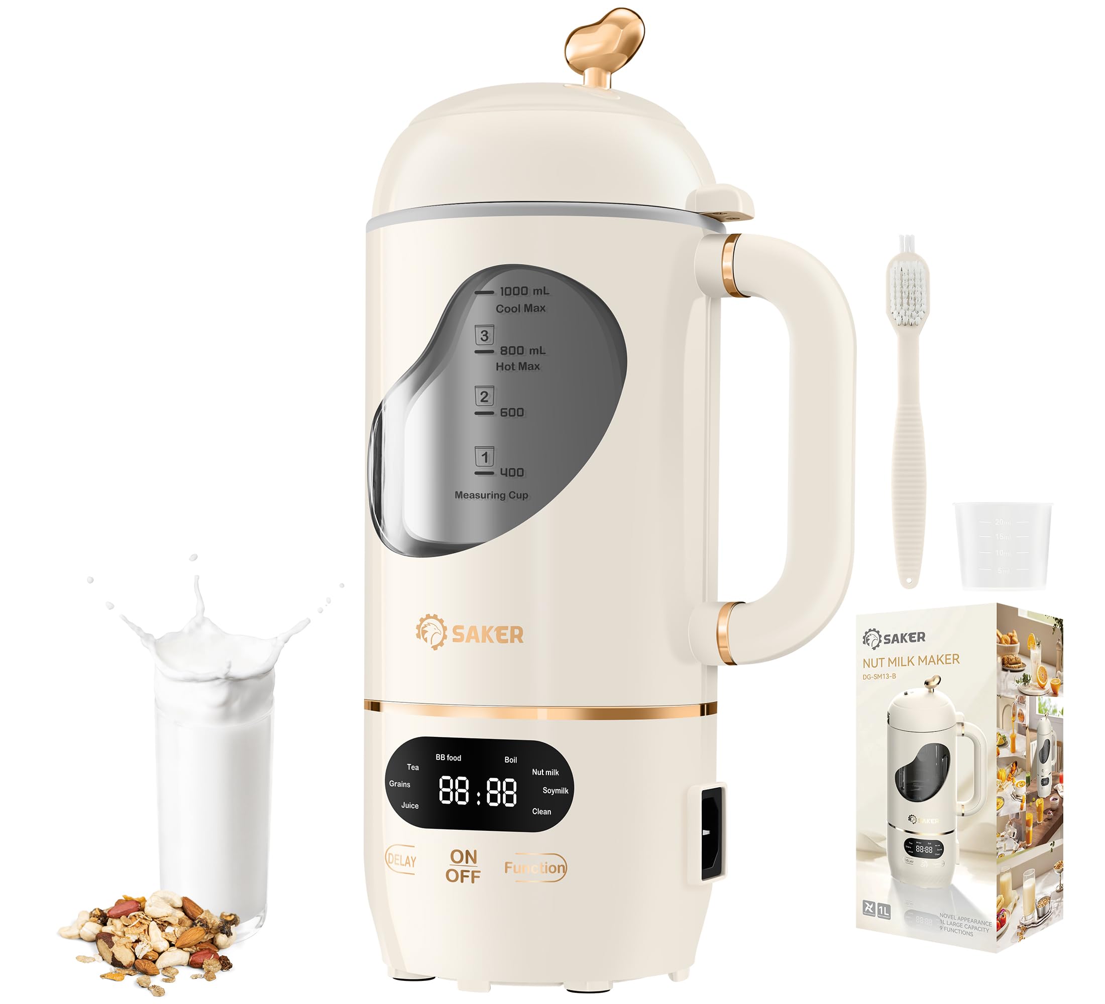 Amazon.com: SAKER Automatic Nut Milk Maker,35oz Homemade