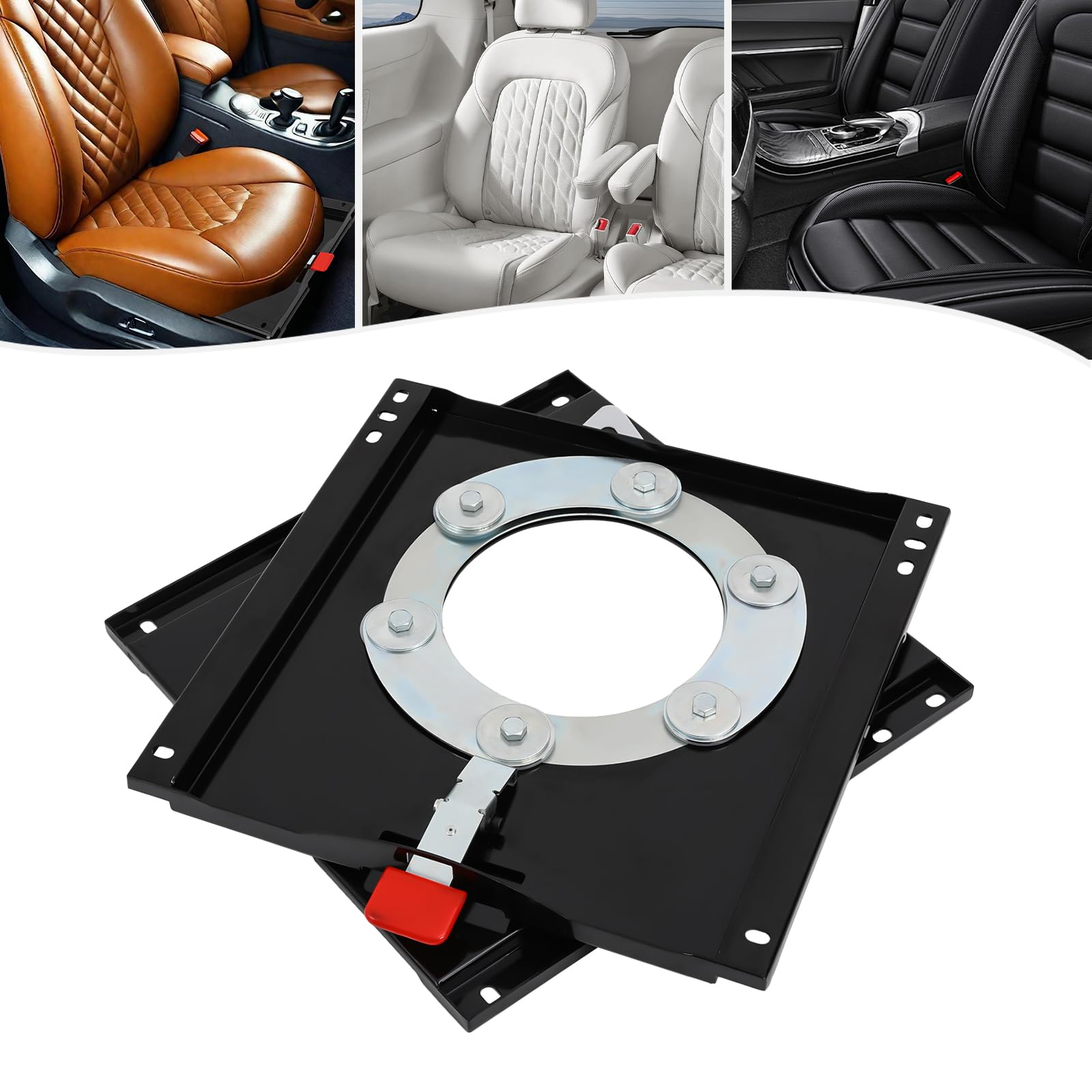 Base de siège pivotante, siège tournant à 360 degrés Pied de rechange pour X250 Fiat Ducato, Citroën Relay et Peugeot Boxer à partir de 2007
