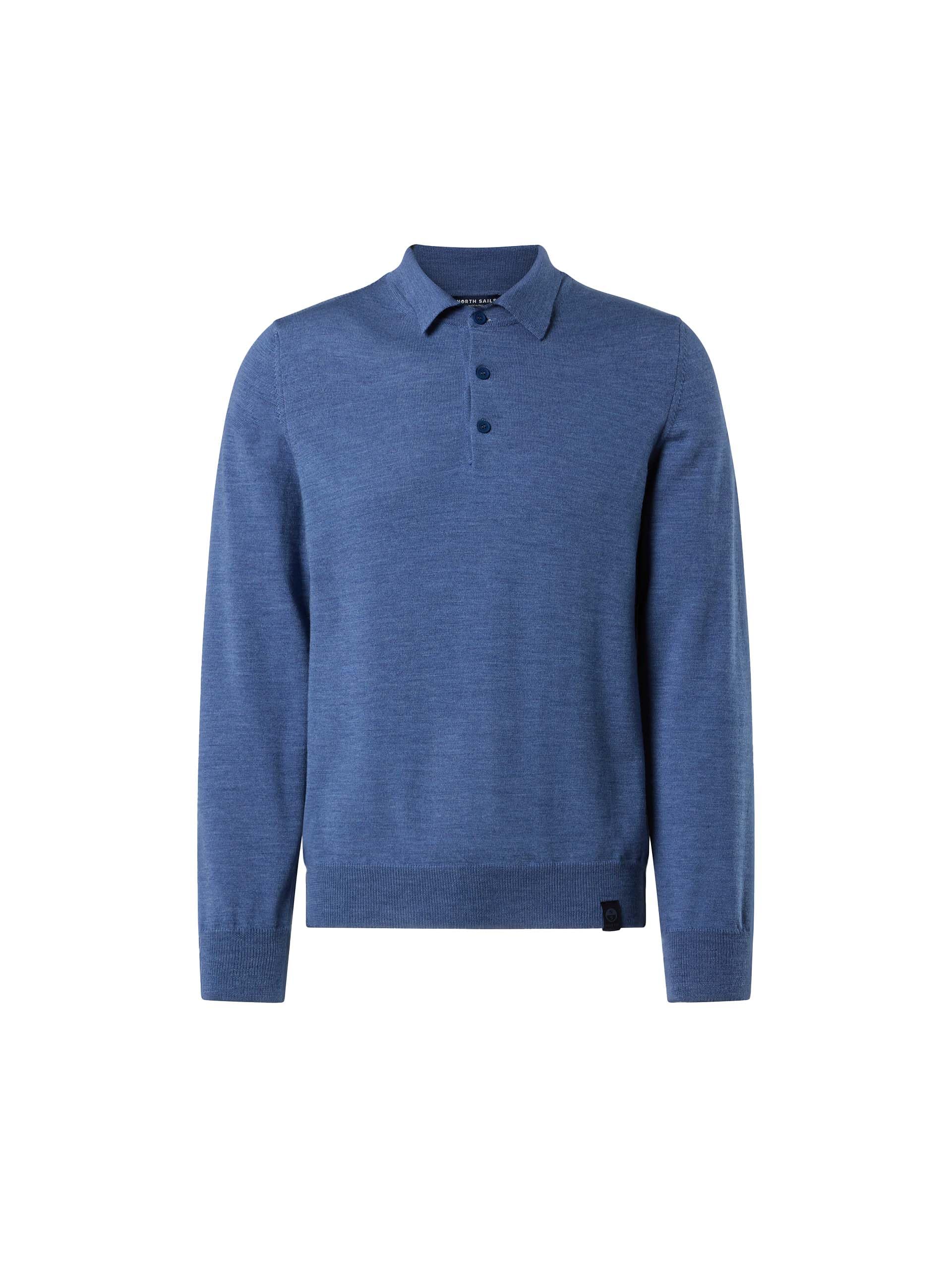 NORTH SAILS Maglione Polo in Lana Merino