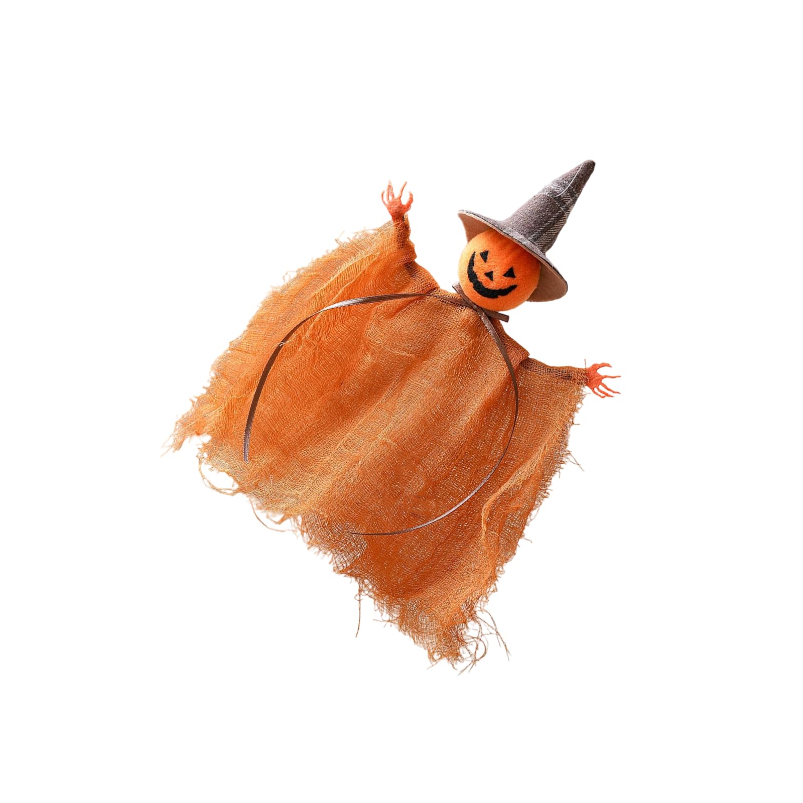 Xjdzineq Witch Pumpkins Cloth Hanging Decoration for Indoor and Outdoor Porch Mantel Tabletop Display Black Kitten Pumpkins Witch