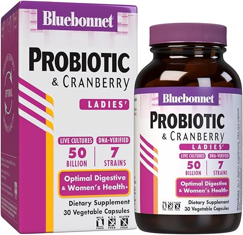 Bluebonnet Nutrition Advanced Choice - Probiótico diario individual para mujer, 50 mil millones (envasado en frío), 30 unidades