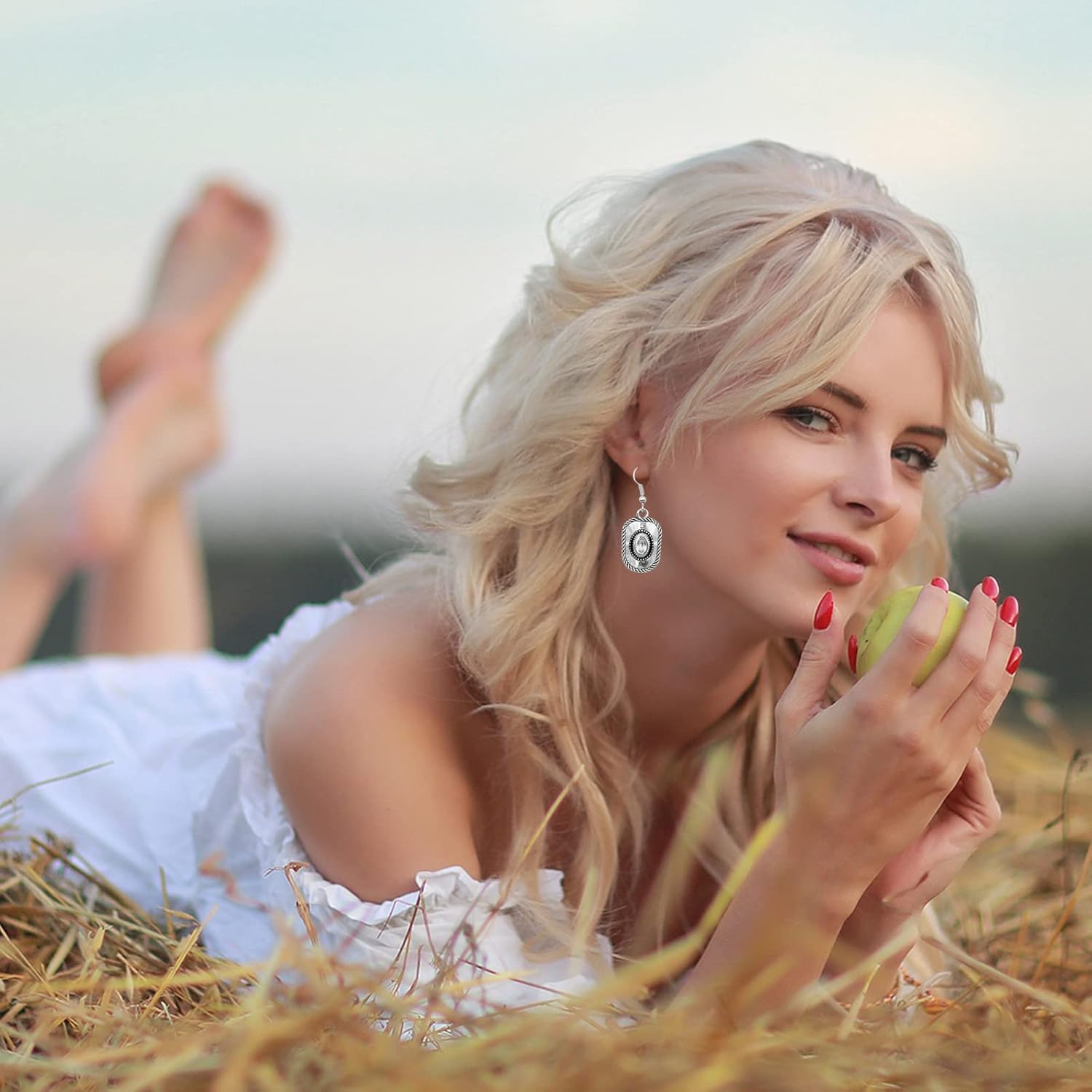 Western Earrings for Women Cowgirl Earrings Cowboy Boot Earrings Cowboy Hat Cattle Head Pistol Earrings Rodeo Country Earrings for Women - Image 5