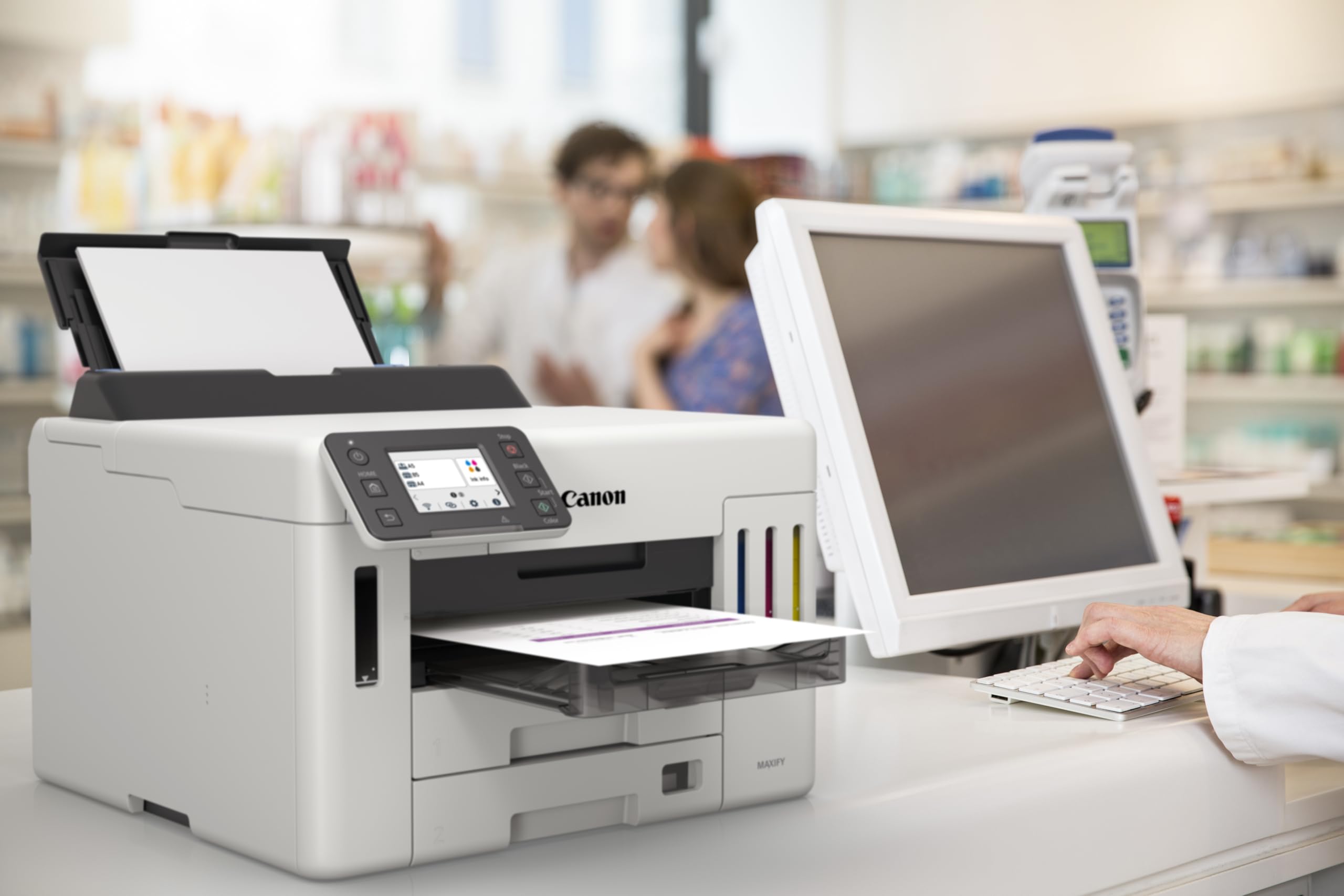 Canon MAXIFY GX5550 Tintenstrahldrucker MegaTank (Effizienter Drucker mit Duplexdruck – Bild 9