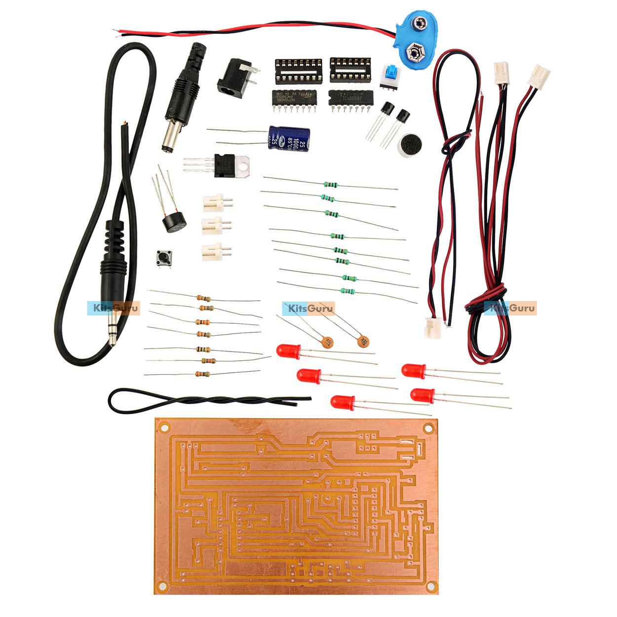 KitsGuru DIY Kit Clap Based Digital Sound Control Simple Electronic Projects-image-19